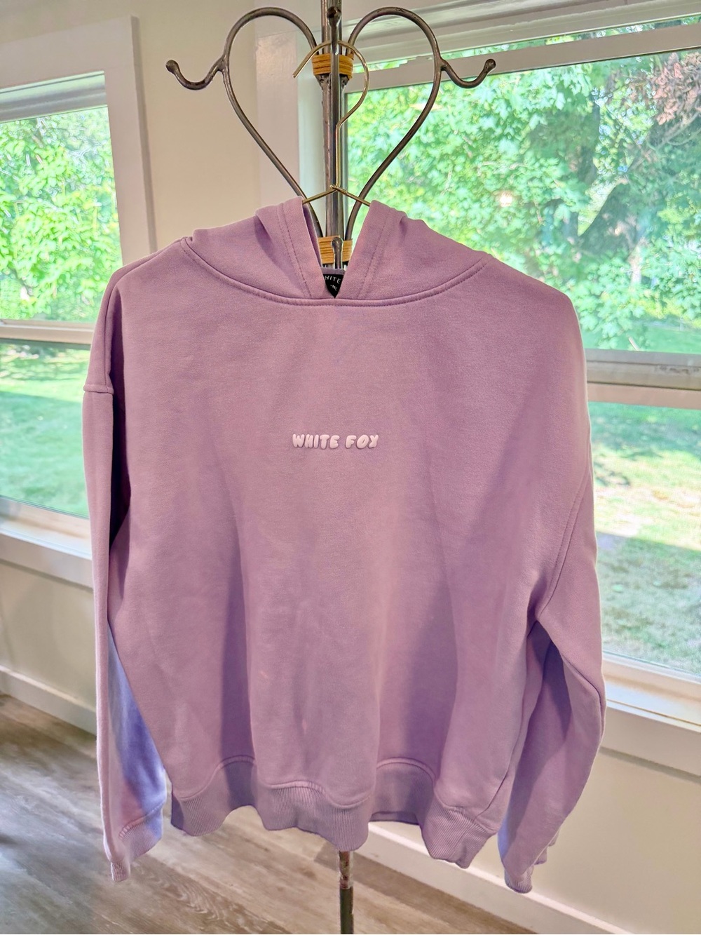 Lavender White Fox Hoodie 🦊-
